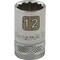 Dynamic 3/8" Drive, 12mm Metric Socket, 12 Points D009112 - alternate 1